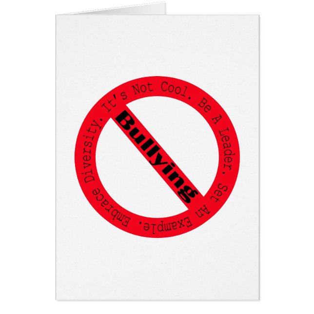 Logo de lutte contre l'intimidation par Shirley Ta (Devant)