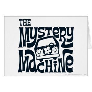 Logo de machine de mystère le rétro