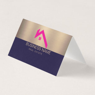 Logo de maison moderne de biens immobiliers noir e