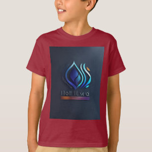 Logo de marque chaleureux minimaliste T-shirt - Éd