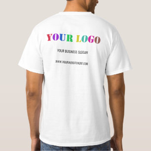 Logo de marque Entreprise Texte Entreprise T-shirt