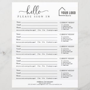 Logo de marque Immobilier Open House Feuille d'ouv