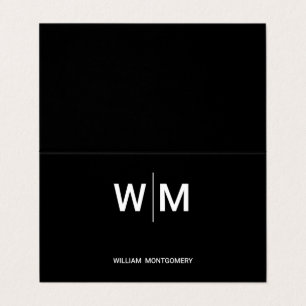 Logo de marque noire Entreprise