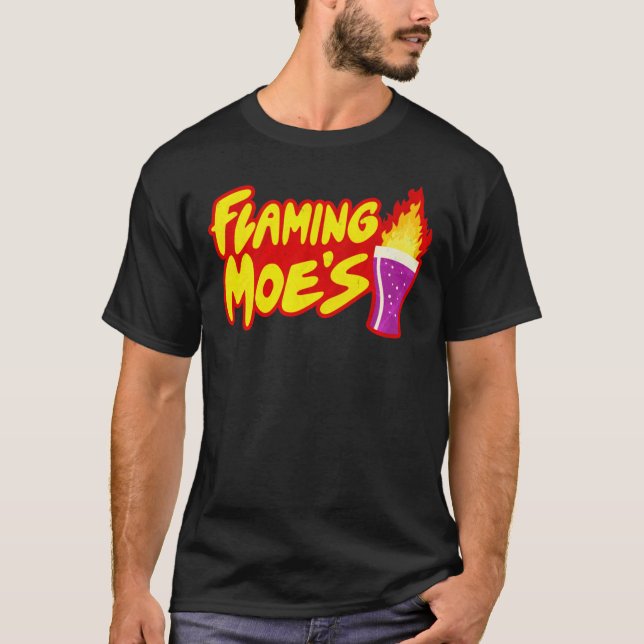 Logo de Moes flamboyantes T-shirt classique (Devant)