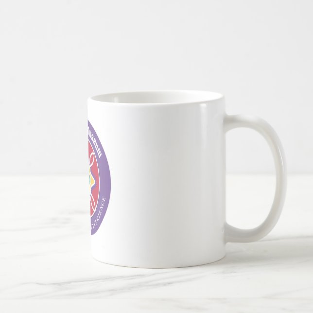 Logo de musée de Tomaquag tasse blanche classique (Droite)