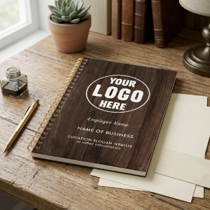 Logo de nom d'entreprise en bois rustique personna