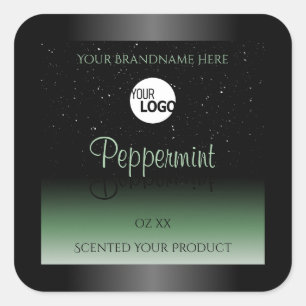 Logo de Parties scintillant douce Étiquettes de pr