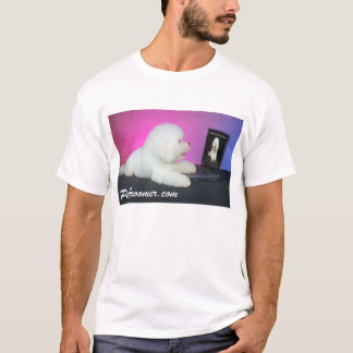 Logo de PetGroomer.com du T-shirt des hommes