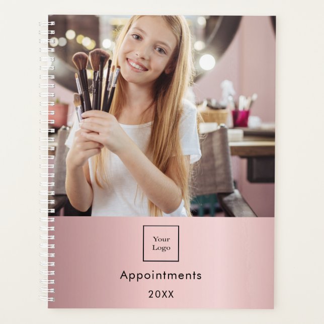 Logo de photo d'entreprise blush rose maquilleuse  (Devant)