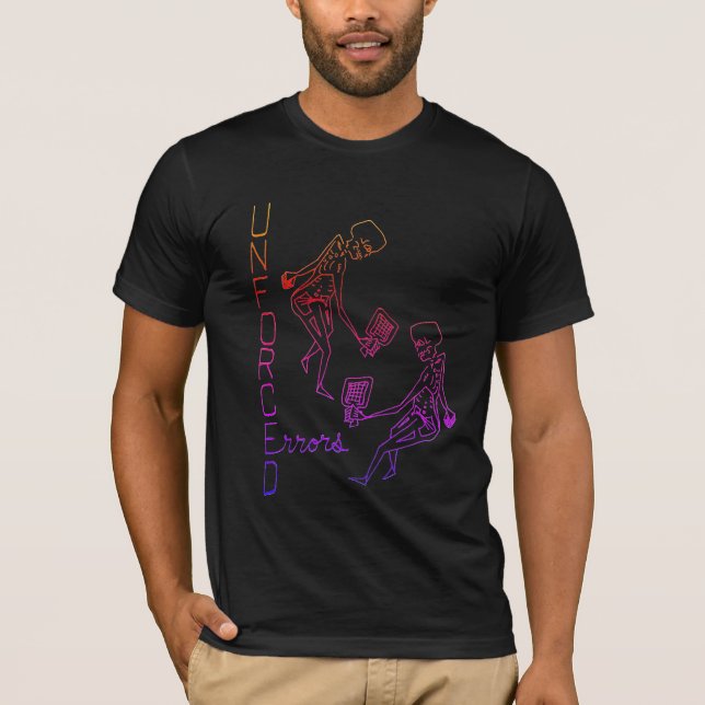 Logo de Pickleball tshirt Erreurs non forcées (Devant)