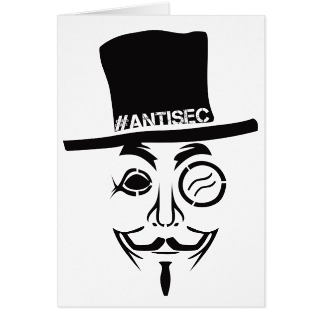 Logo de pirate informatique d'AntiSec AntiSecurity (Devant)