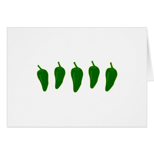 Logo de poivrons de Jalapeno (petit piment vert) (Devant horizontal)