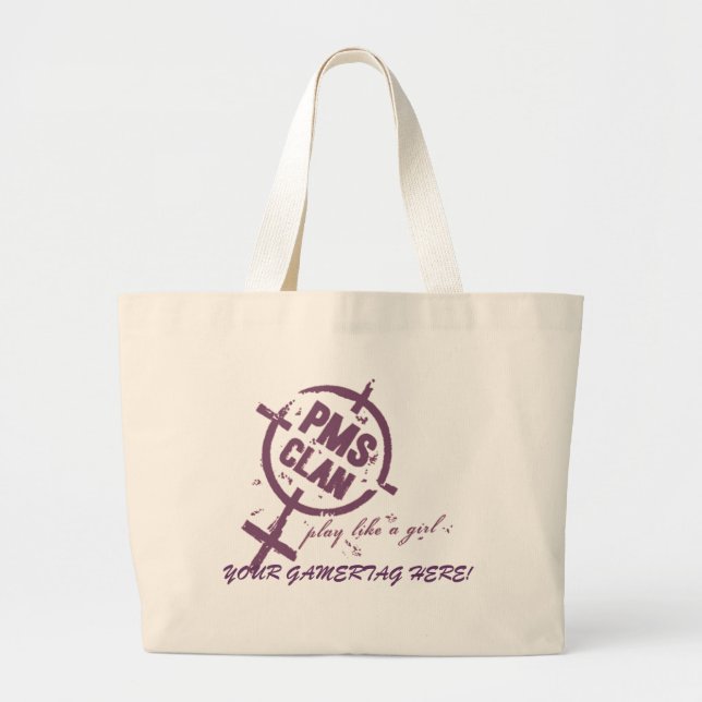 Logo de pourpre de sac à main de PMS (Devant)