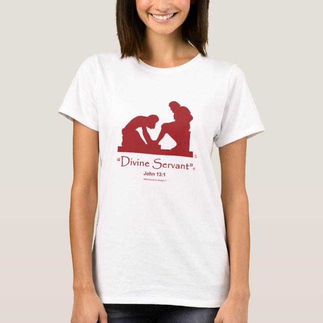 Logo de rouge de cerise de T-shirt "d'employé (Devant)