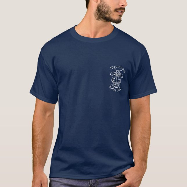 Logo de Sc de Stromness sur le T-shirt de marine (Devant)