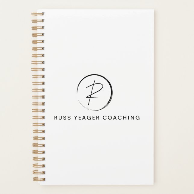 Logo de signature de coaching de Russ Yeager (Devant)