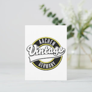 Logo de style vintage Dortmund, carte postale