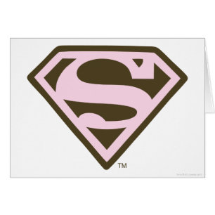 Logo de Supergirl Pink and Brown