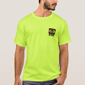 Logo de T-shirt de VERT de SÉCURITÉ de SKYWARN et