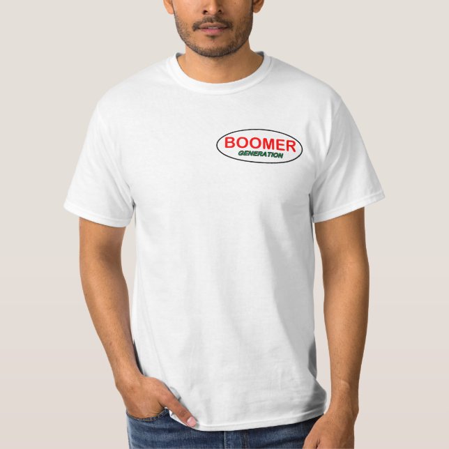 Logo de T-shirt génération baby-boomer (Devant)