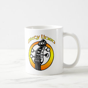 Logo de toile sale de tasse orange et jaune