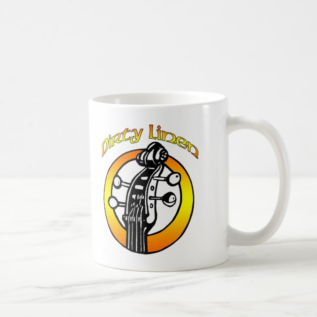 Logo de toile sale de tasse orange et jaune (Droite)