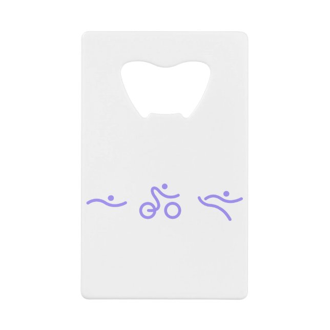 Logo de Triathlon clair violet (Devant)