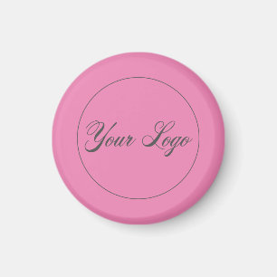 Logo de votre entreprise Magnet rose
