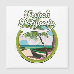 Logo de voyage de la Polynésie française.