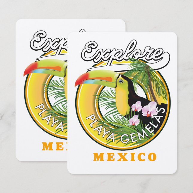 Logo de voyage Oaxaca Mexique (Devant / Derrière)