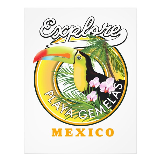 Logo de voyage Oaxaca Mexique Photo Print (Devant)