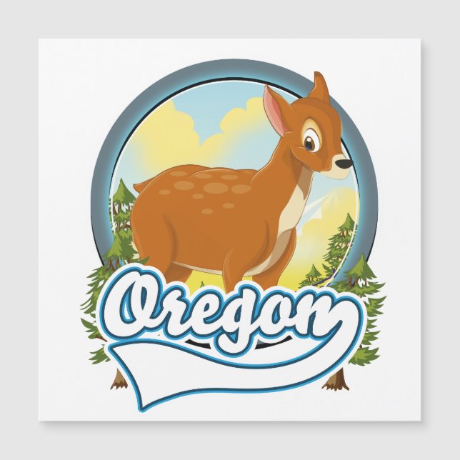Logo de voyage Oregon Deer (Devant)