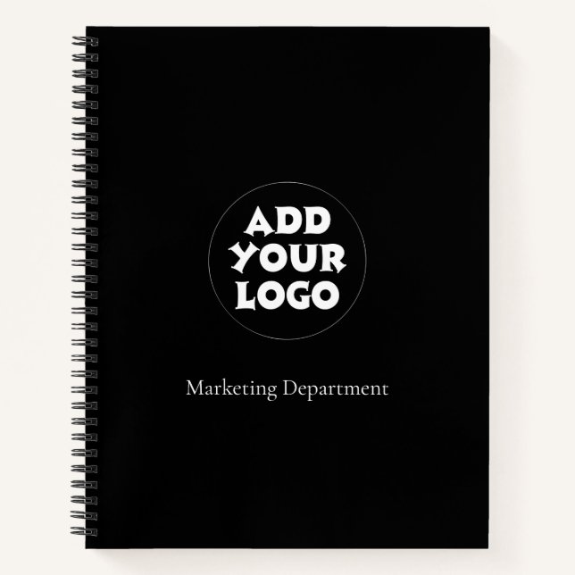 Logo d'entreprise et cahier simple texte (Devant)