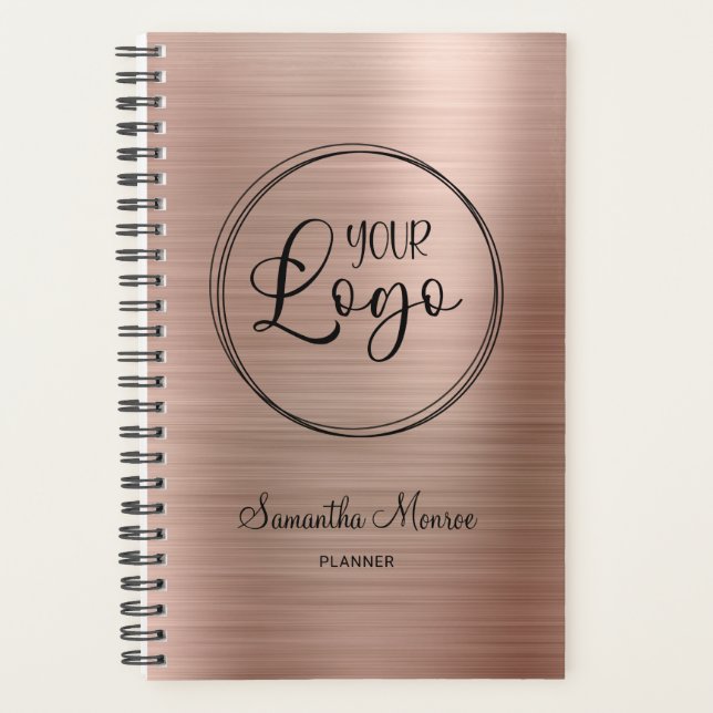 Logo d'entreprise Faux Rose Gold Foil Work (Devant)