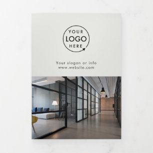 Logo d'entreprise   Gris tarif Brochure triple