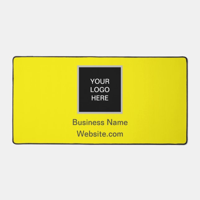 Logo d'entreprise Jaune Minimaliste (Recto)