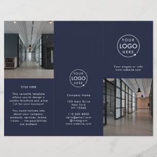 Logo d'entreprise Marine Photo Modern Trifold Broc