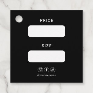 Logo d'entreprise Médias sociaux Étiquettes de fav