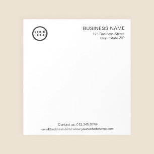 Logo d'entreprise Moderne Minimaliste Bloc-notes B