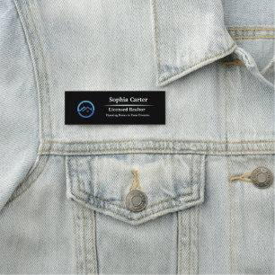 Logo d'entreprise personnalisé Badge Magnétique Em