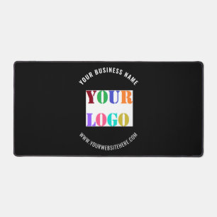 Logo d'entreprise personnalisé et bureau de texte 