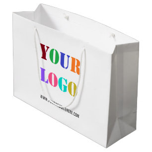 Logo d'entreprise personnalisé et sac cadeau d'ent