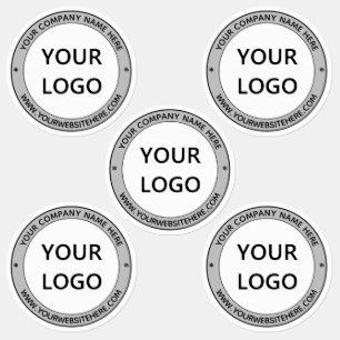 Logo d'entreprise personnalisé Étiquettes de conce