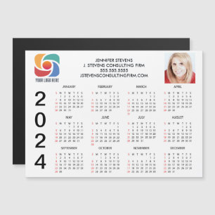 Logo d'entreprise personnalisé Magnet Calendrier d