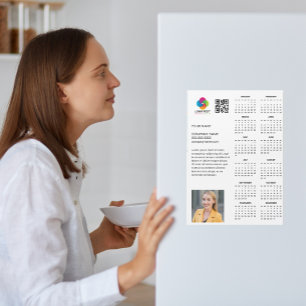 Logo d'entreprise personnalisé Magnet Calendrier d