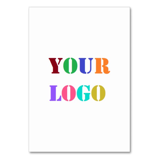 Logo d'entreprise personnalisé Numéro de table de  (Par défaut)