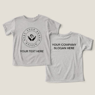 Logo d'entreprise personnalisé simple et promotion