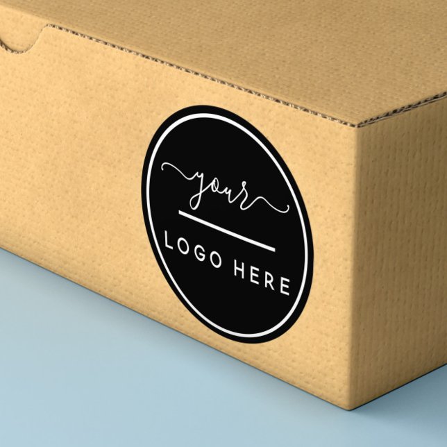 Logo d'entreprise personnalisé Stickers simples (Créateur téléchargé)