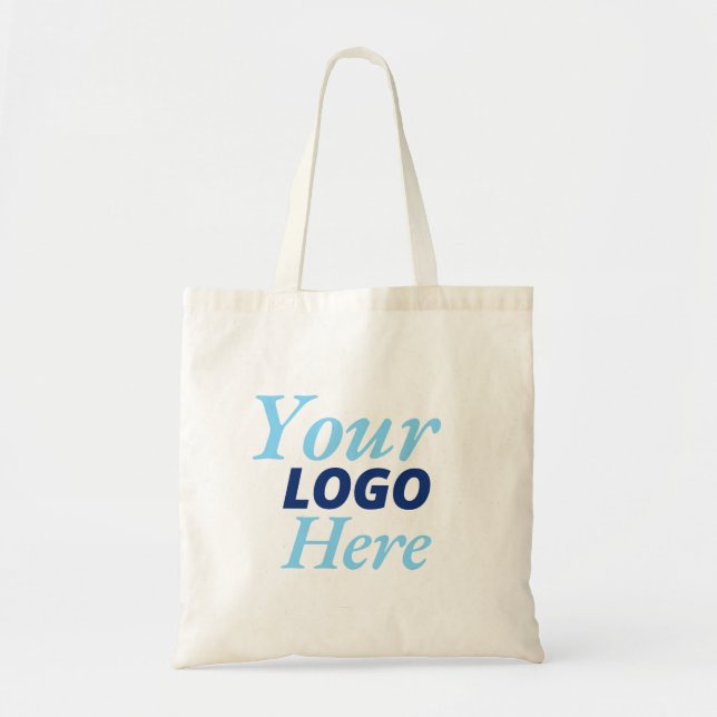 Logo d'entreprise personnalisé sur sacs cabas  (Devant)
