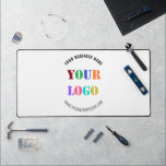 Logo d'entreprise personnalisé Texte de bureau Mat<br><div class="desc">Couleurs et polices personnalisées - Mat de bureau avec votre entreprise Logo ou QR Code Scan Info Couleurs de texte personnalisées Mats de bureau personnalisés professionnels ou personnels modernes / Cadeau - Ajouter votre logo - Image - photo ou QR Code / Texte - Nom ou autre info / message...</div>